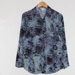 CAbi long sleeve blouse, Size M